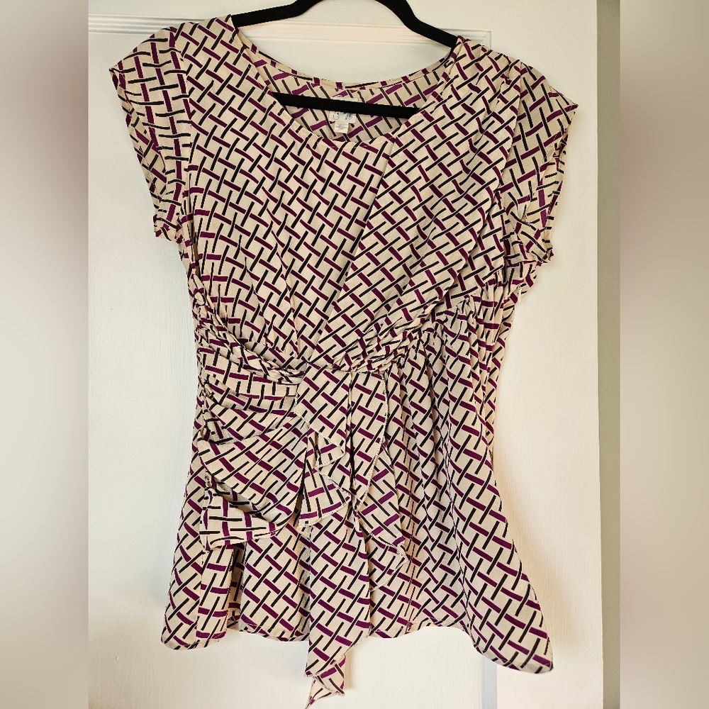 Anthropologie Silk Blouse Sz4